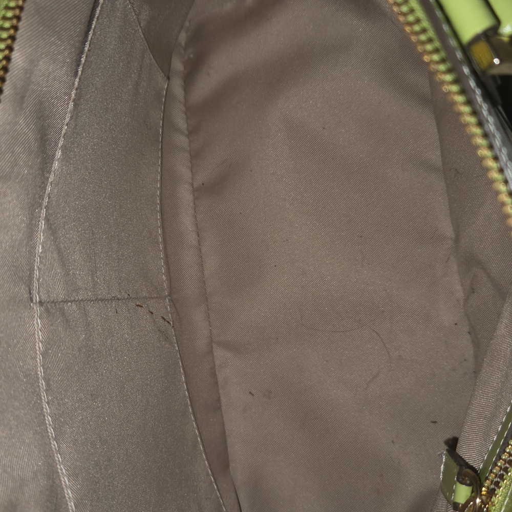 ALBERTA di Canio Genuine Leather Dome Bright Green Handbag With Dust Bag - Picture 10 of 14